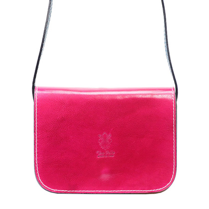 Torebka damska skórzana KEMER 43 Ciemny brąz