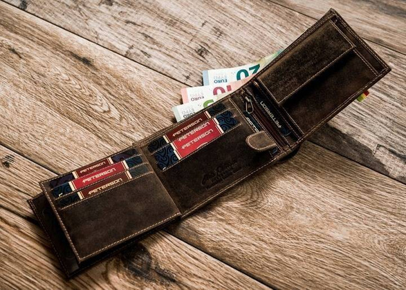 Zestaw prezentowy: skórzany portfel męski i woda toaletowa