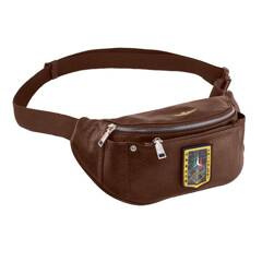 Nerka saszetka na biodra AERONAUTICA MILITARE Pilot Brązowa