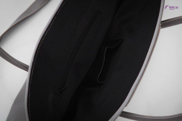 Torebka damska KEMER Dublin Jasno Szara - min. zamówienie 20 / 50 / 100 szt.