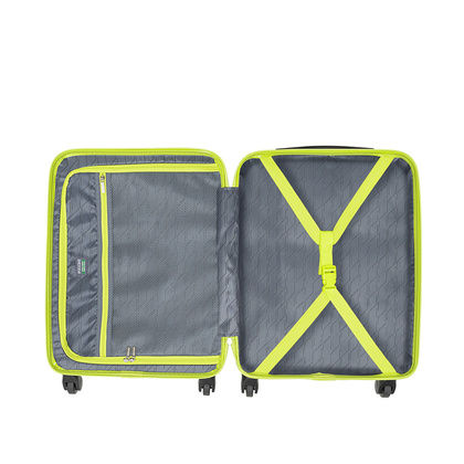 Mała kabinowa walizka PUCCINI BALI ABS021C 5B Limonkowy