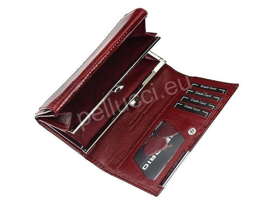 Portfel damski skórzany PELLUCCI GF107 Czarny