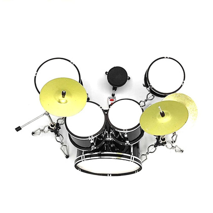 Mini perkusja, czarna MDR-0022, skala 1:5 Uwaga! Perkusja "nie gra" - to wyłącznie przedmiot dekoracyjny