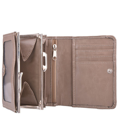 Portfel damski skórzany KEMER P11 Ziemia - min. zamówienie 20 / 50 / 100 szt.