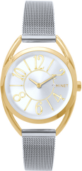 MINET Srebrno-złote damski zegarek ICON Bicolor