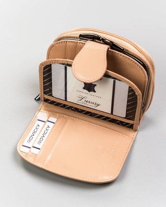 Portfel damski skorzany 43972 CIS 3320 BEIGE