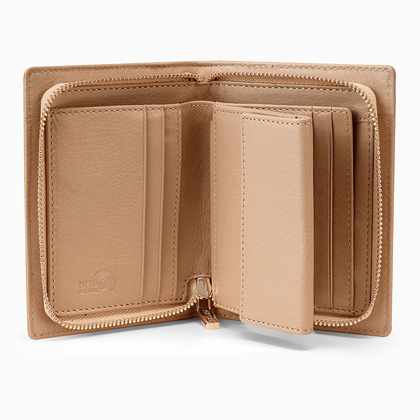 Portfel damski skórzany PUCCINI ZEN ZN9186 2A Brązowy