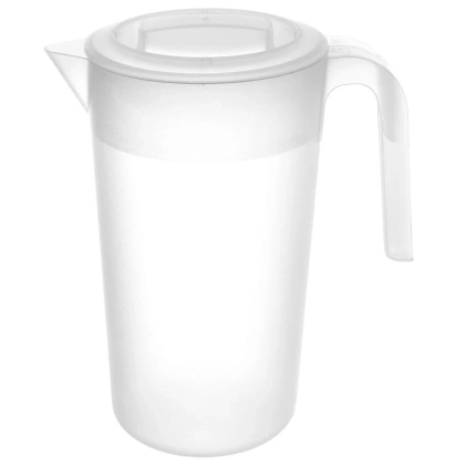 Dzbanek do napojów z pokrywką uchwytem dzióbkiem plastikowy 2,3 l
