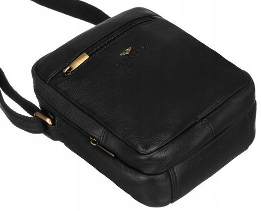 Listonoszka męska ze skóry naturalnej Peterson