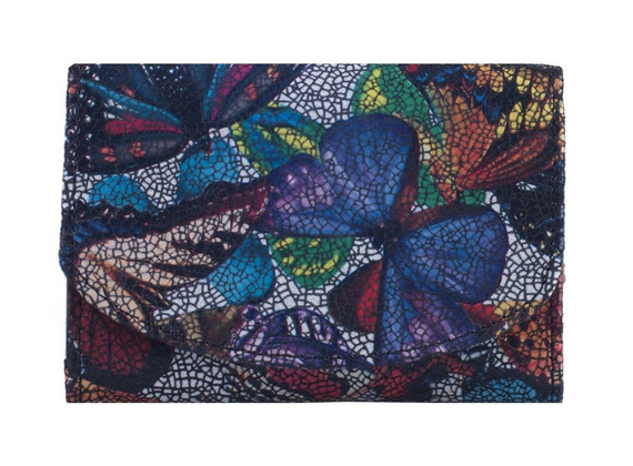 Portfel damski skórzany KEMER 006D Multikolor - min. zamówienie 20 / 50 / 100 szt.