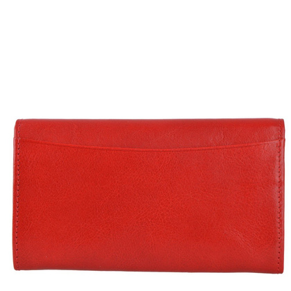 Portfel damski skórzany KEMER D12 Czerwony - min. zamówienie 20 / 50 / 100 szt.