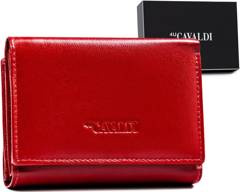 Skórzany portfel z podwójną przegrodą na bilon