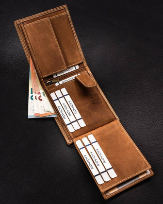 Portfel skórzany męski N992-CHM