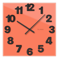 VLAHA GLASSICO Szklany zegar wyprodukowany w Czechach