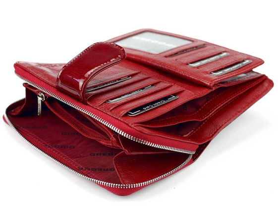 Portfel damski skórzany PELLUCCI PT-116 popiel