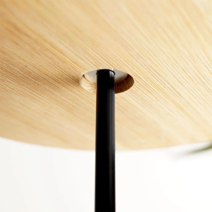 Patera drewniana 2-poziomowa naturalna 24 cm