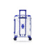 Heys X-Ray średnia niebieska transparentna walizka na kółkach