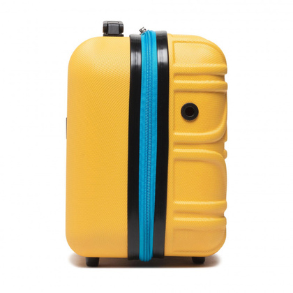Kufer twardy PUCCINI CALIFORNIA ABSQM018 6C Żółty