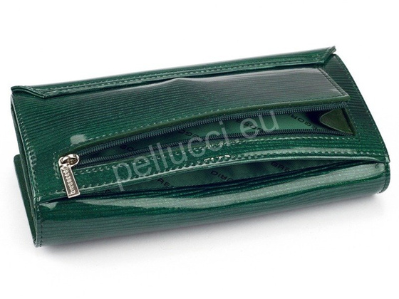 Portfel damski skórzany PELLUCCI LN-102 Zielony