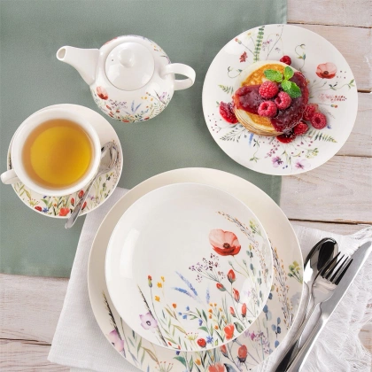 Talerz obiadowy głęboki porcelanowy MAKI 20,5 cm, 600 ml