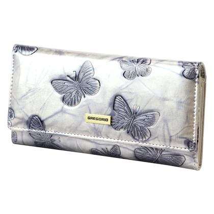 Portfel damski skórzany PELLUCCI BTS-100 BTS-100 Popiel