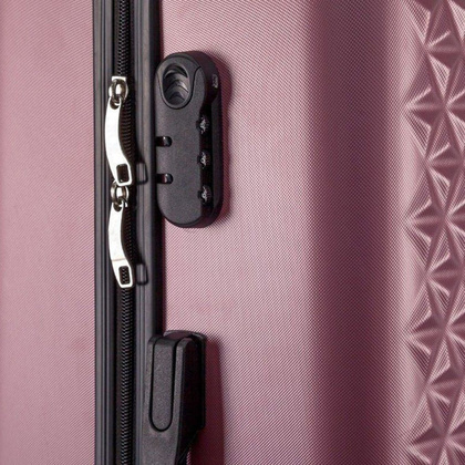 Duża walizka KEMER SOLIER 870 Różowa - min. zamówienie 20 / 50 / 100 szt.