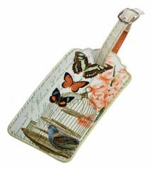 Zawieszka na bagaż z motylami