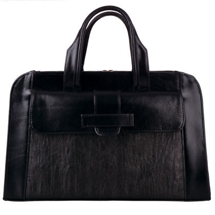 Teczka damska skórzana KEMER 091 Czarna