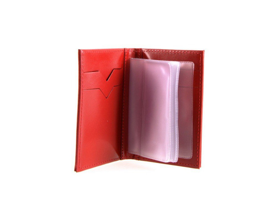 Etui na wizytówki KEMER 008W/DW Czerwone - min. zamówienie 20 / 50 / 100 szt.