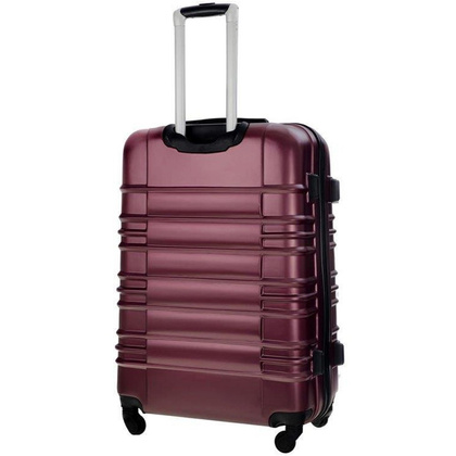 Duża walizka KEMER SOLIER 838 Bordowa - min. zamówienie 20 / 50 / 100 szt.