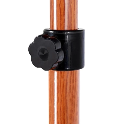 Parasol plażowy ogrodowy regulowany szary 200 cm