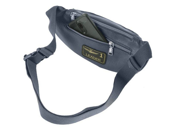 Torba na pas, biodrówka AERONAUTICA MILITARE Pilot Granatowa