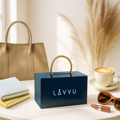 LAVVU Stalowy zegarek damski GLIMT Silver-gold