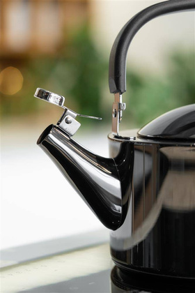 Czajnik 1,5l z gwizdkiem Diamante grafitowy polerowany 28180