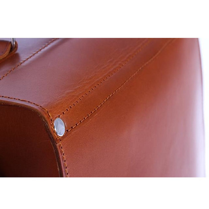 Raportówka 2-komorowa KEMER VOOC Vintage P37 Brązowa