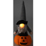 FIGURKA DEKORACYJNA NA DYNI 35CM LED HALLOWEEN  POMARAŃCZOWY
