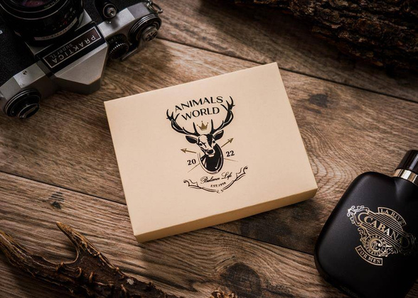 Portfel męski skórzany N992-CHM DEER Czarny