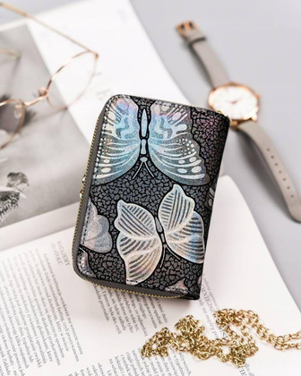 Skórzany portfel damski z systemem RFID