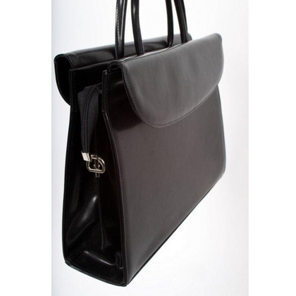 Teczka damska skórzana KEMER B 394/DW Czarna