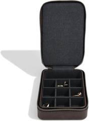 Etui podróżne na spinki Stackers brązowy