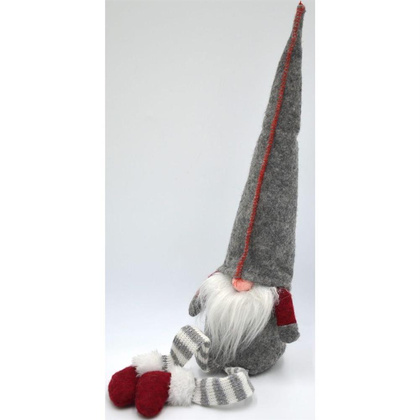 Skrzat dekoracyjny 30+15 cm - szary