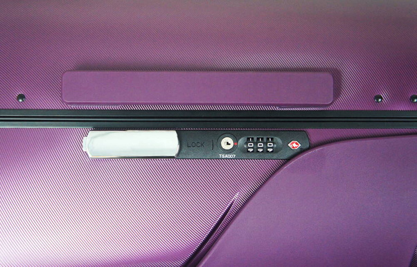 Walizka podróżna średnia z siedziskiem dla dziecka Purple MiaMily