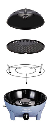 Grill gazowy stołowy CADAC City Chef 38,5cm BŁĘKITNY