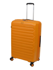 Walizka DIELLE 100 4k 76cm duża żółta PP z poszerzeniem