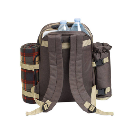 Luksusowy piknikowy plecak HIGH PARK Brązowy