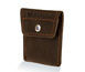 Skórzany portfel na monety bilonówka BRØDRENE CW02 ciemny brąz - min. zamówienie 20 / 50 / 100 szt.