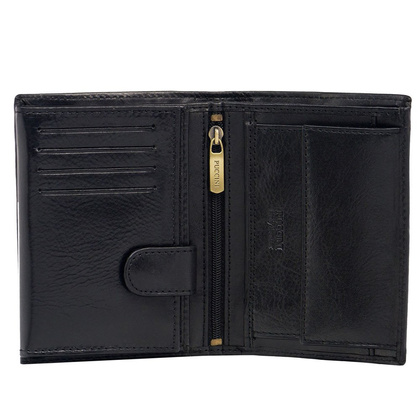 Portfel męski skórzany PUCCINI MU1907 1 Czarny