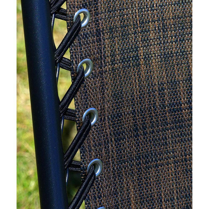 LEŻAK OGRODOWY SKŁADANY WIELOFUNKCYJNY 175X52/65X110CMY BRĄZOWY