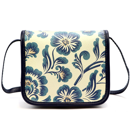 Torebka damska skórzana KEMER 112 FL-4 Granatowa