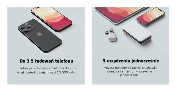 XTORM Powerbank Fuel 20000 mAh 35W biały